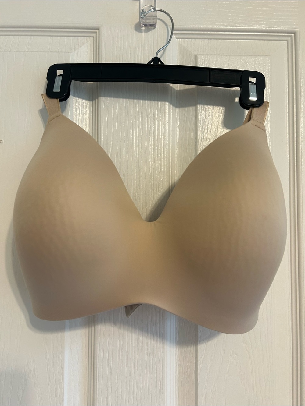 Knix Wing Woman Contour Smooth Wireless T-Shirt Bra in Warm Sand